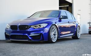 2019 BMW M3 CS San Marino Blue by EAS on HRE Wheels (R101)